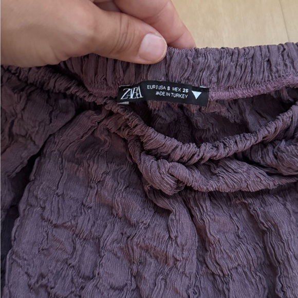 Zara Textured Balloon Pants - Picture 4 of 5